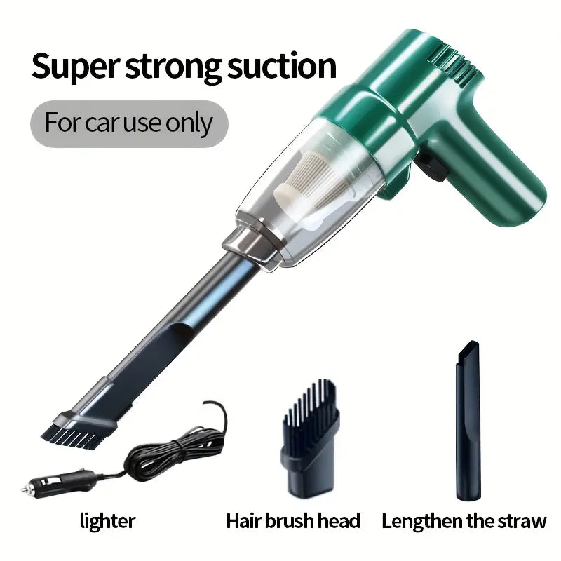 Car Mounted Vacuum Cleaner, Super Strong, High-power, High Suction, Dry And Wet Dual-purpose Sedan, Small, Mini, Handheld, Multifunctional, Portable